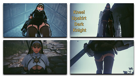Dark Knight Sexual in Sexy Nun Outfit Combat, Running from Velia to O'draxxia | Black Desert Online