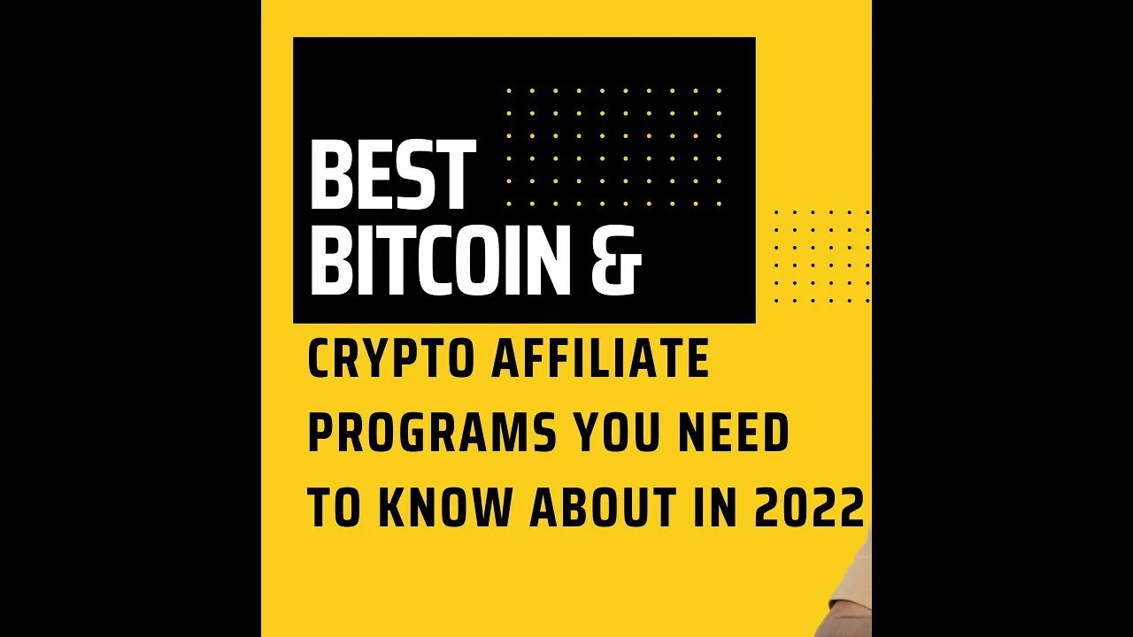 Be familiar with the Bitcoin & Crypto Affiliate Programs. only verified crypto platforms #shorts