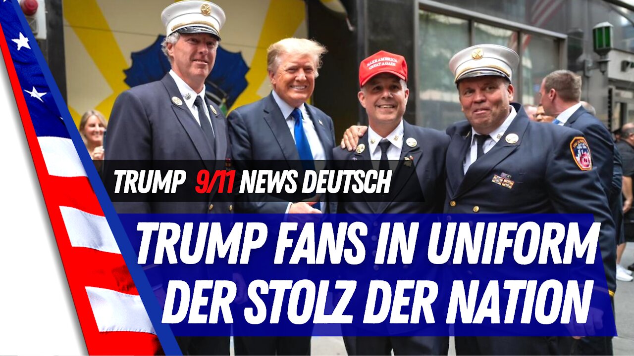 9/11 News: Trump besucht New Yorker Feuerwehr.