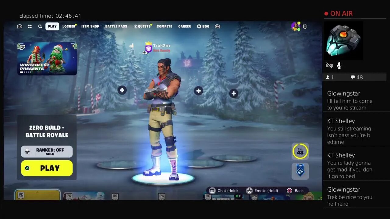 Time to Open Fortnite Presents with Trek2m Loosing his mind over the loss of a Friend day 762