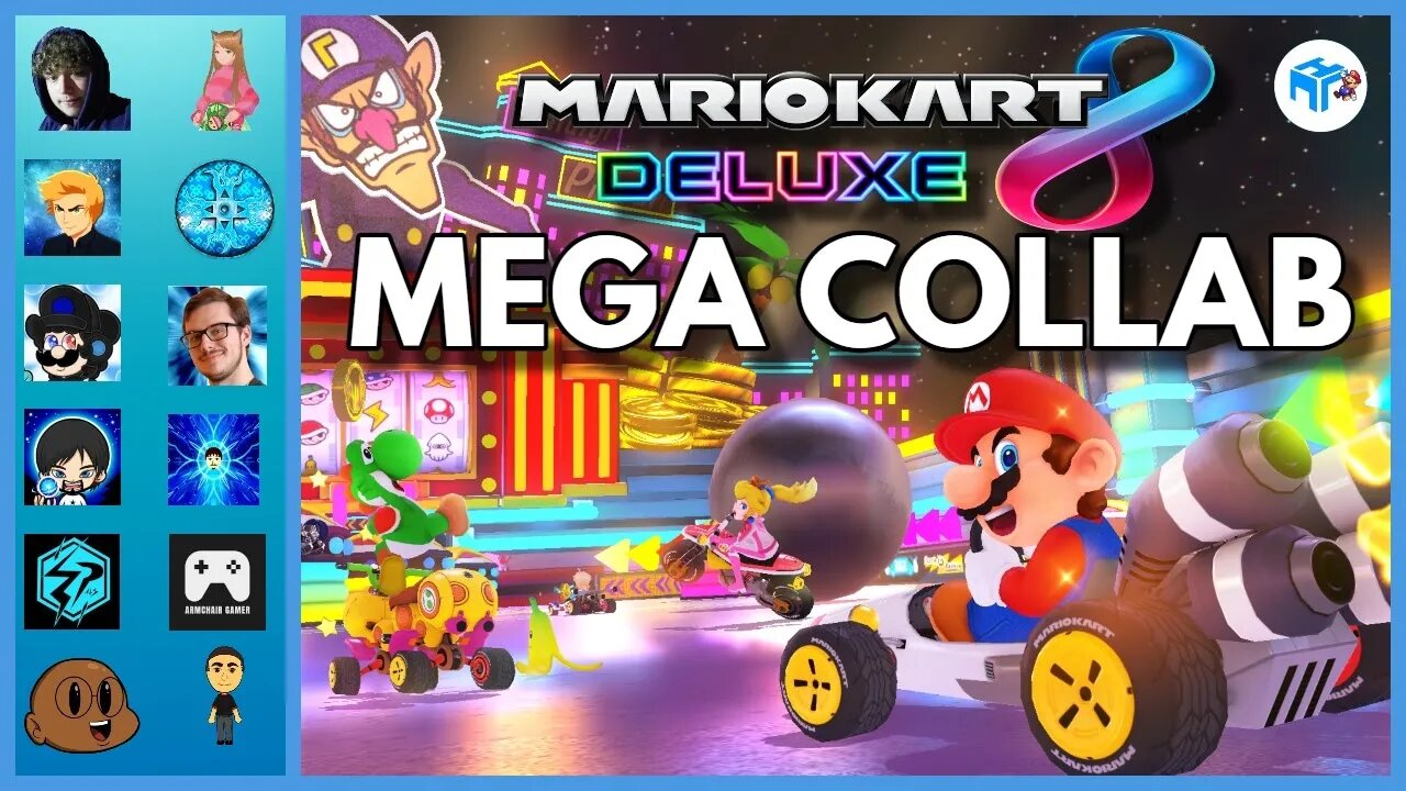 MARIO KART 8 DELUXE MEGA COLLAB! Hosted By @Super Live! Gaming - Playing With Viewers Later!