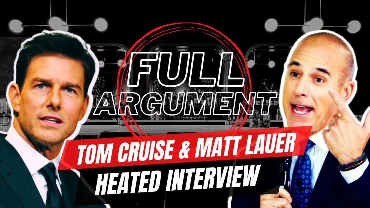 Tom Cruise Destroys Matt Lauer FULL INTERVIEW HIGHLIGHTS