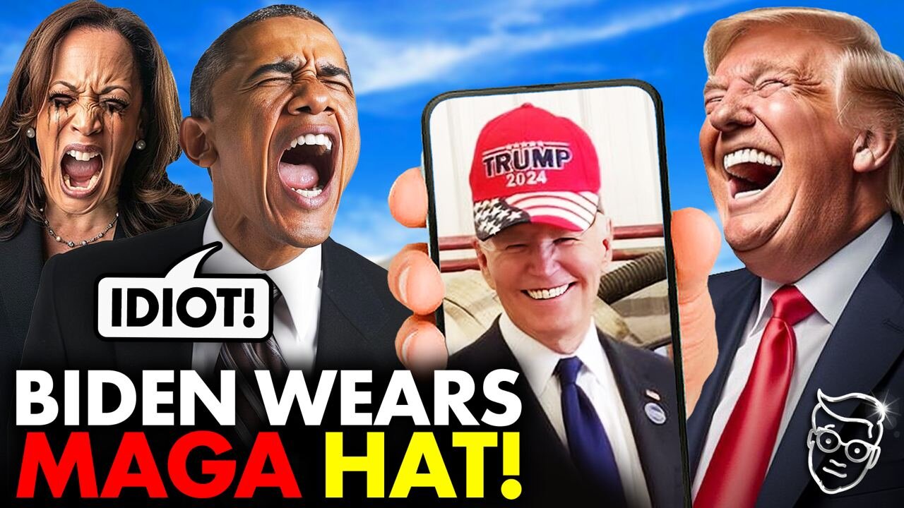 🚨 SHOCK: Biden ENDORSES Trump!? Puts on Red MAGA Hat and STUNS Crowd in Kamala BACKSTAB After Debate