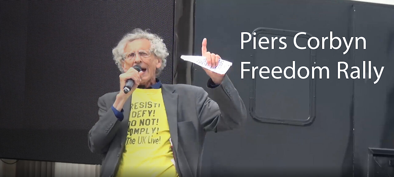 Piers Corbyn - Freedom Rally 24th - Trafalgar Square