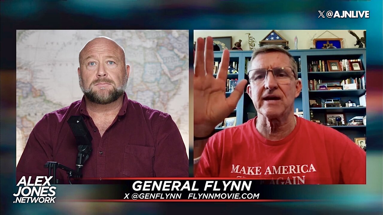 General Michael Flynn Interviewed By Alex Jones (11/15/24)