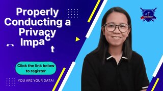 FREE WEBINAR: Properly conducting a Privacy Impact Assessment #dataprivacy #breach #cybersecurity