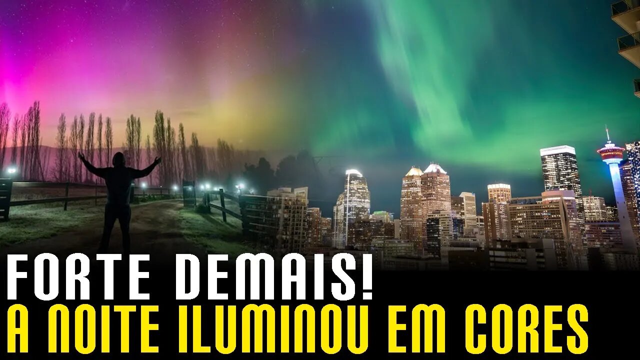 O Céu ficou ROXO, VERDE E VERMELHO! Tem algo grande chegando?