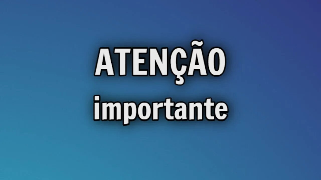 ATENÇÃO Informação