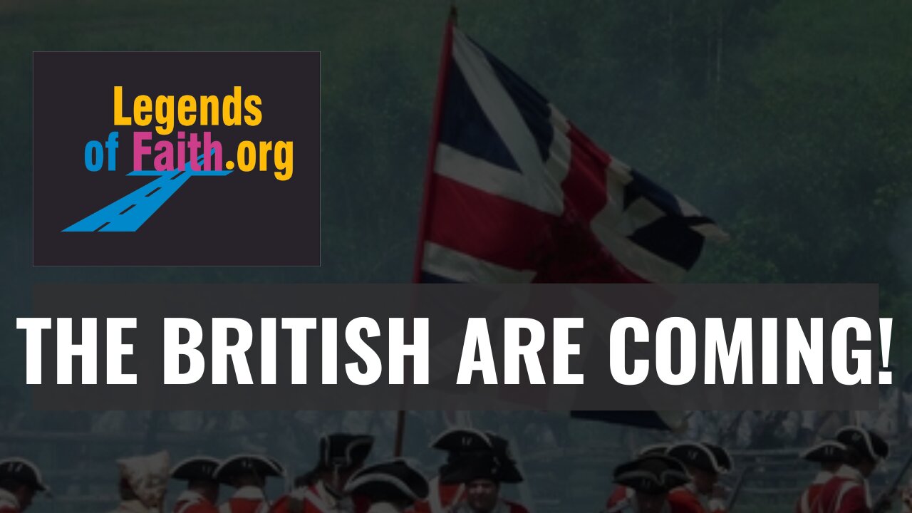 The British were on the march