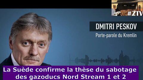 La Suède confirme la thèse du sabotage des gazoducs Nord Stream 1 et 2