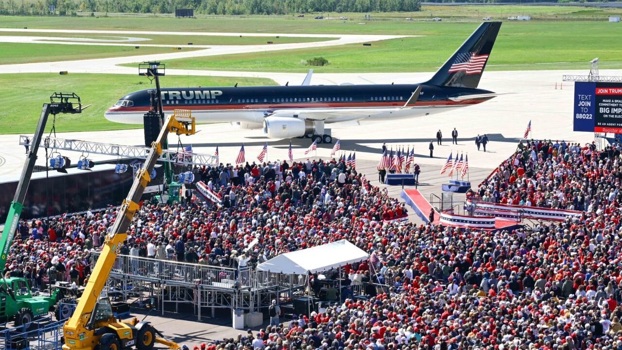 Trump Force One: La entrada triunfal del Líder Donald J Trump a Wisconsin | Claro y Directo América