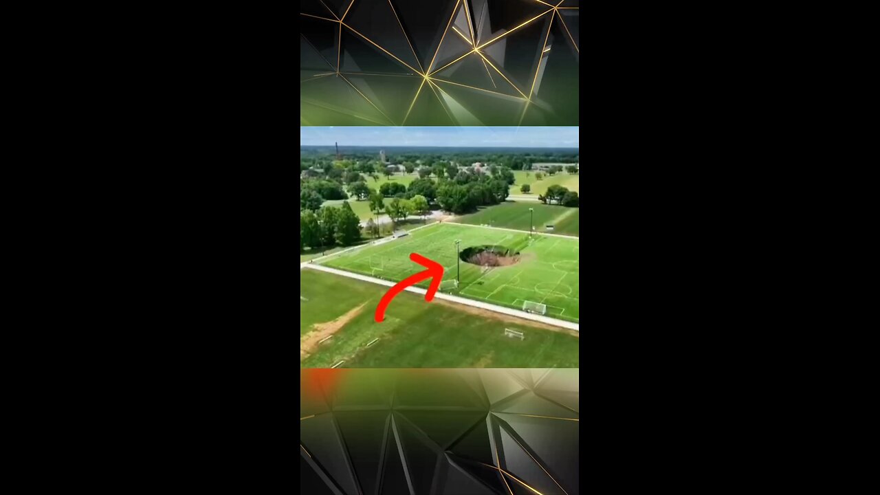 Massive Sinkhole Swallows Football Field in Alton, Illinois! 😱