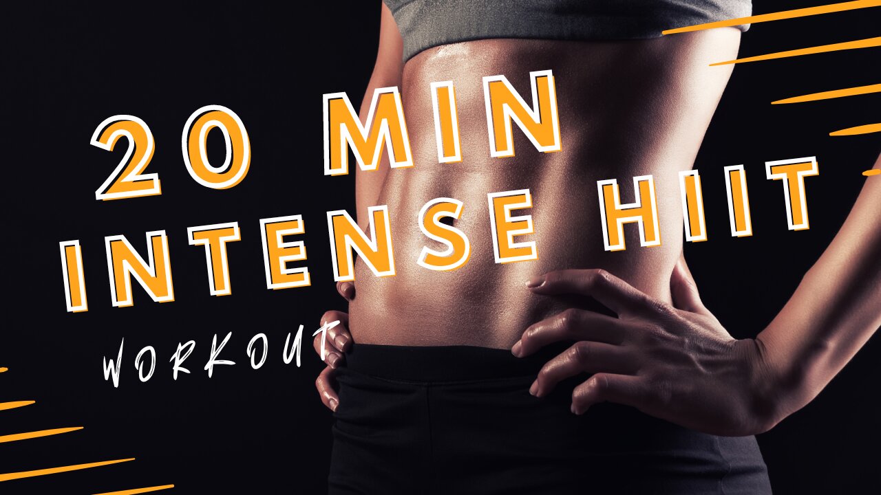 Intense HIIT workout to lose weight * 20 mins