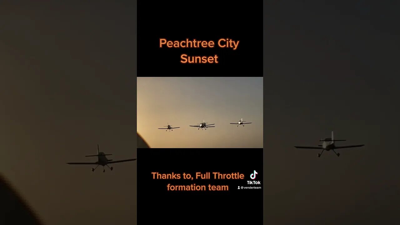 #peachtreecity #sunset #fly