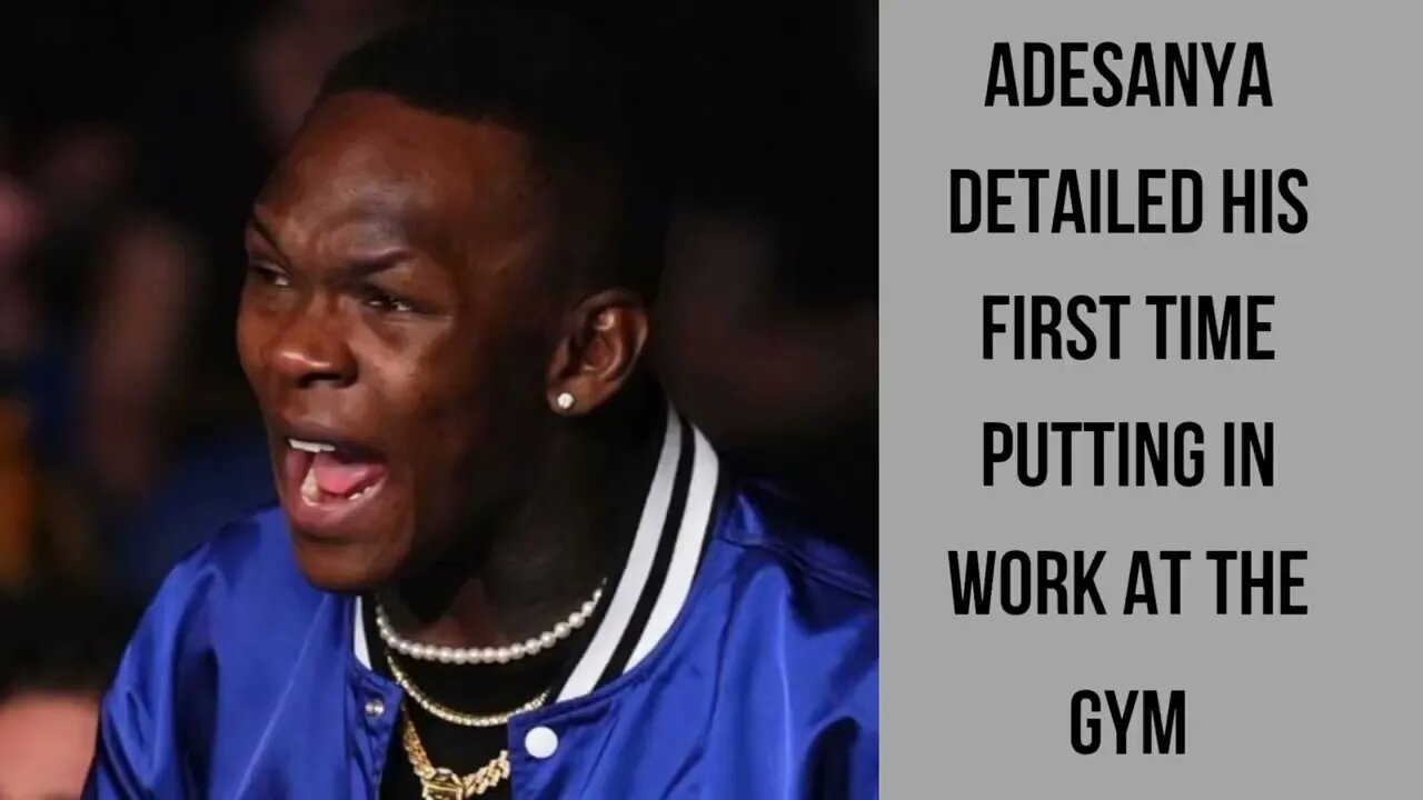 Israel Adesanya remembers sobbing after his first training session at a Thai gym.