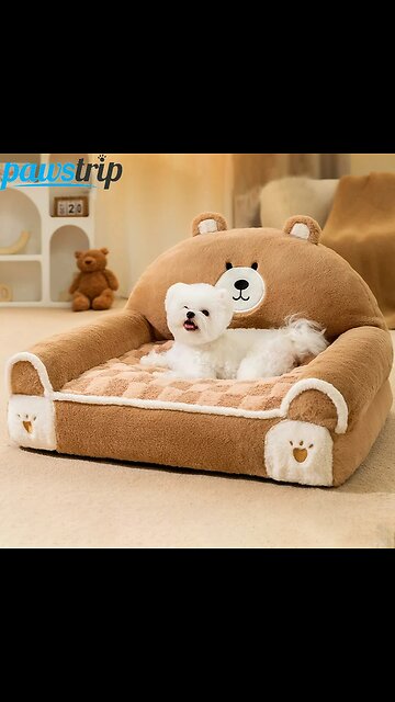 Cozy Pet Dog Bed Sofa Winter Warm Pet Bed