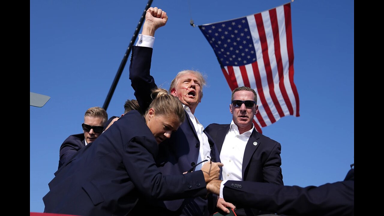 Donald Trump Assasination Attempt at Butler PA Rally (longer version)