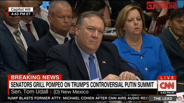 There Aren't Words For How Brutally Mike Pompeo Schooled Uppity Sen. On Russia