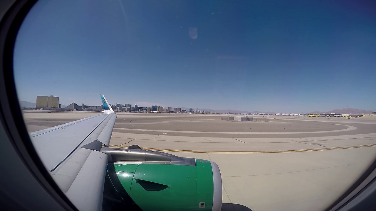 FFT2349 - Denver to Las Vegas - Real Flight Footage