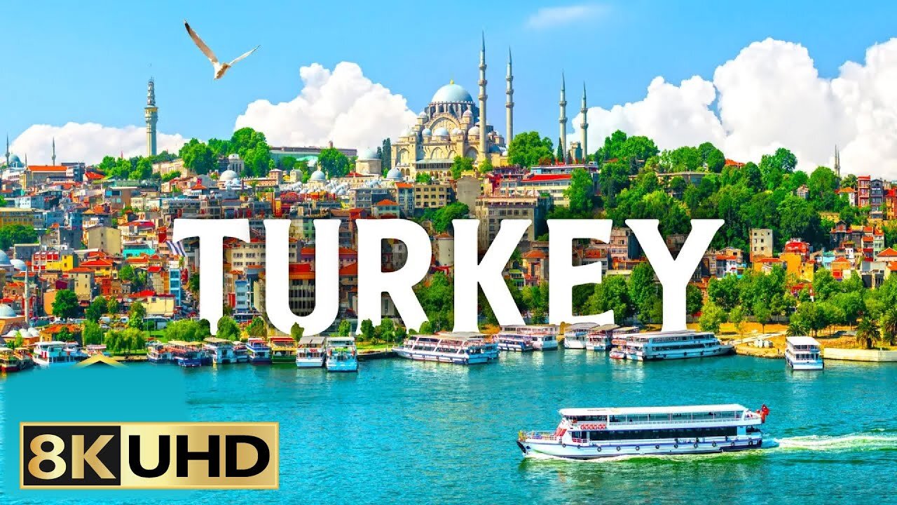 Stunning Trip to TURKEY in 8K ULTRA HD HDR - Travel Best Places in Turkey with Relaxing Music 8K TV