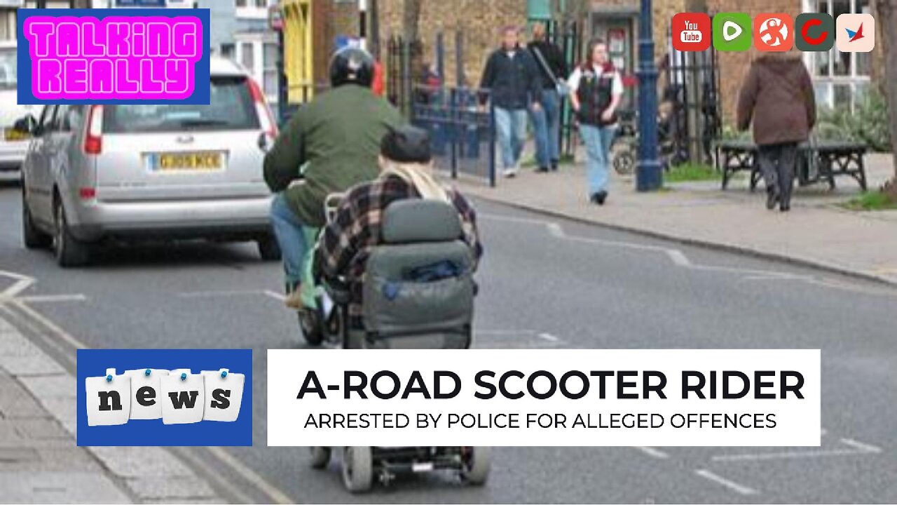 Mobility Scooter rider arrested on A-Road