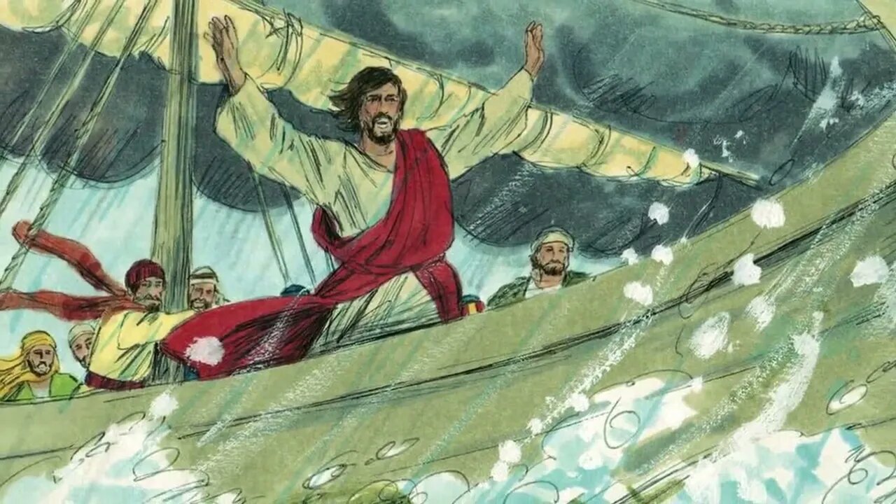 Binumarien - Mark 4:35-41 “Jesus calms the storm” [bjr]