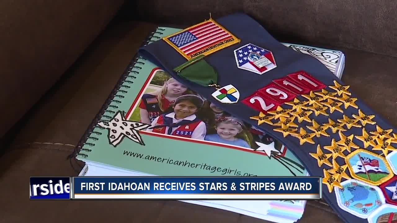 First Idahoan receives Stars and Stripes award