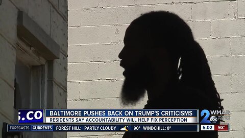 Baltimore pushes back on Trump's criticisms