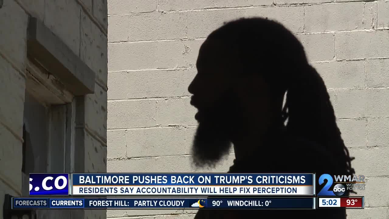 Baltimore pushes back on Trump's criticisms