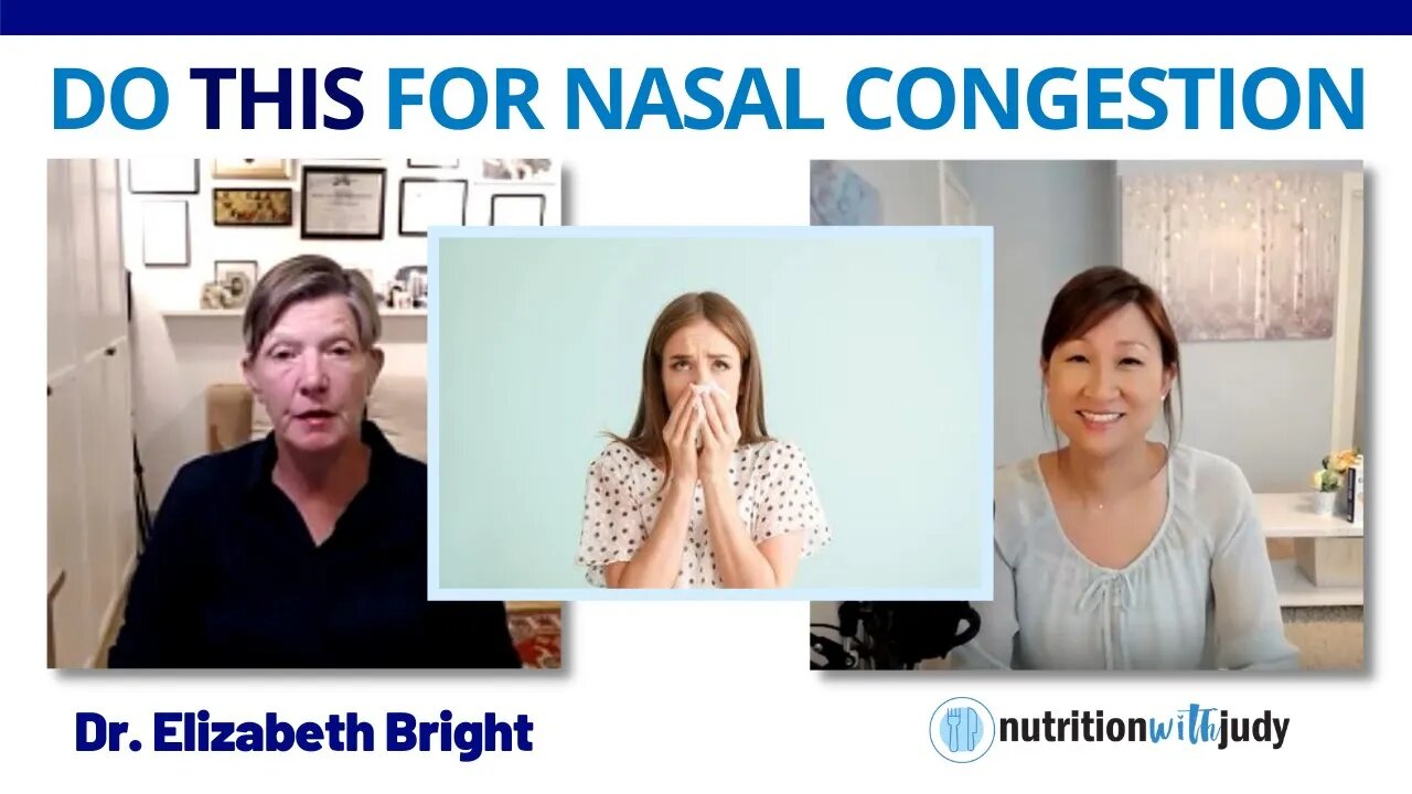 Tips for Nasal Congestion - Dr. Elizabeth Bright