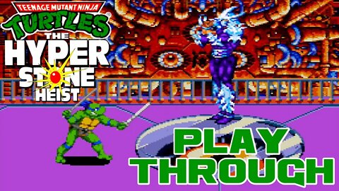 Teenage Mutant Ninja Turtles: The Hyperstone Heist - Sega Genesis Playthrough 😎Benjamillion