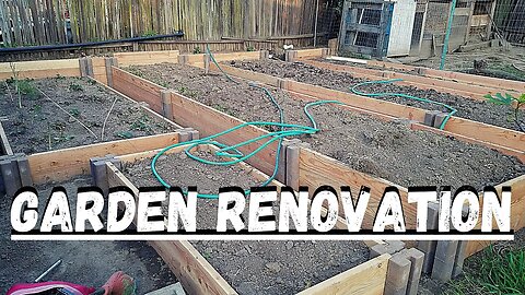 Garden renovation in 10 minutes- EASIEST GARDEN TO BUILD (redoing my moms garden)