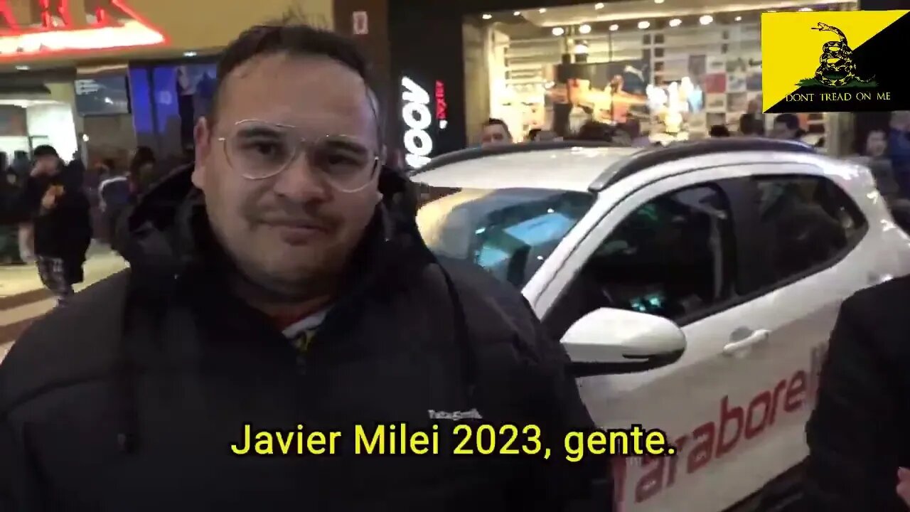 Javier Milei ¦ CAMINATA SORPRESA DE MILEI