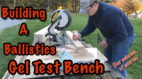 Designing and Building a Ballistics Gel Test Bench