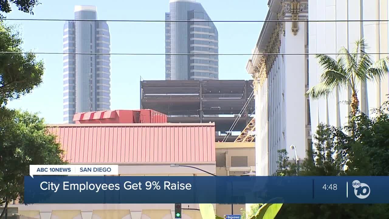 City of San Diego employees get 9% raise