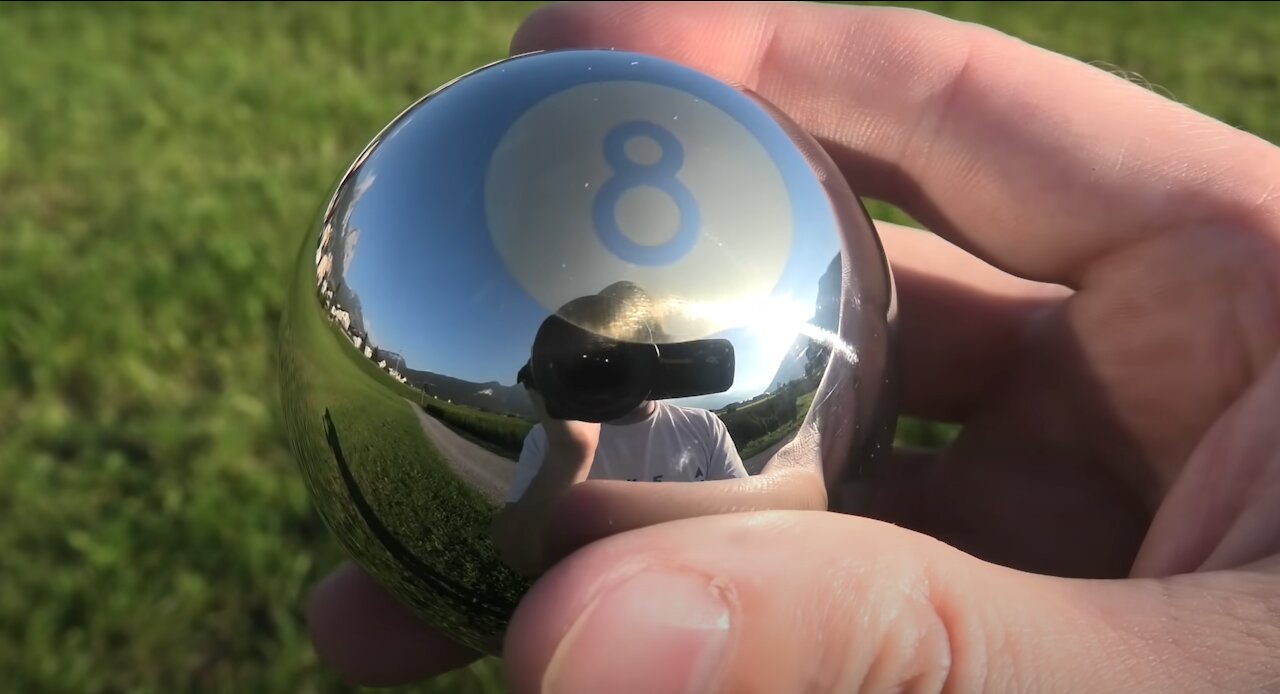 New "8 Ball" Made From Stainless Steel And Brass