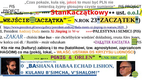 „Czas pokaże, kula się, jakoś to musi być PLN nie śmierdzą żyjmy głosujmy czyste sumienie”