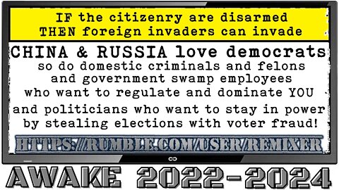 if the citizenry are disarmed