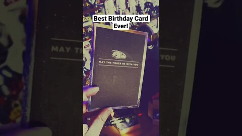 Best Birthday Card Ever!!!!! #starwars #birthday #sweet #shorts