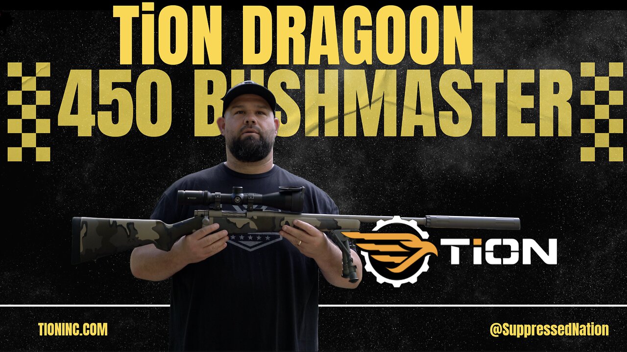 Suppressed 450 Bushmaster with TiON