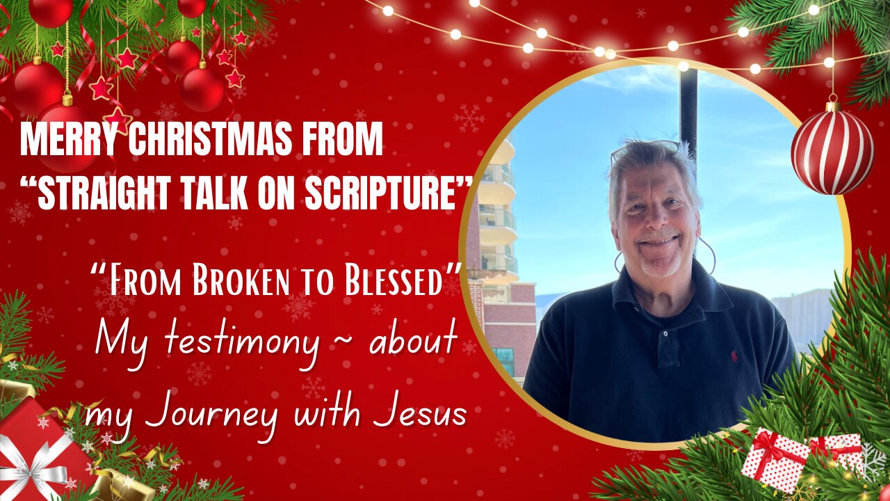 From broken to blessed… My journey with Jesus