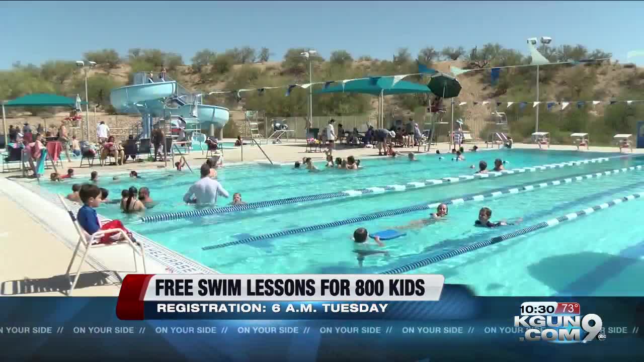 TMC, Pima County providing 800 free swim lessons for kids