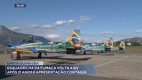 Espetáculo no Céu: Esquadrilha da Fumaça Volta a GV após 21 Anos e Apresentação Contagia.