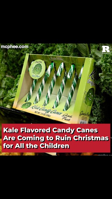 Kale Flavored Candy Canes Are Coming to Ruin Christmas for All the Children