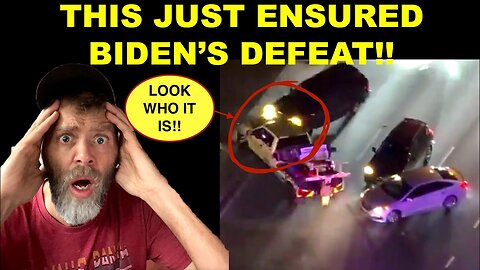 STOLEN VEHICLE SMASH UP ENDS BIDEN!!!!!