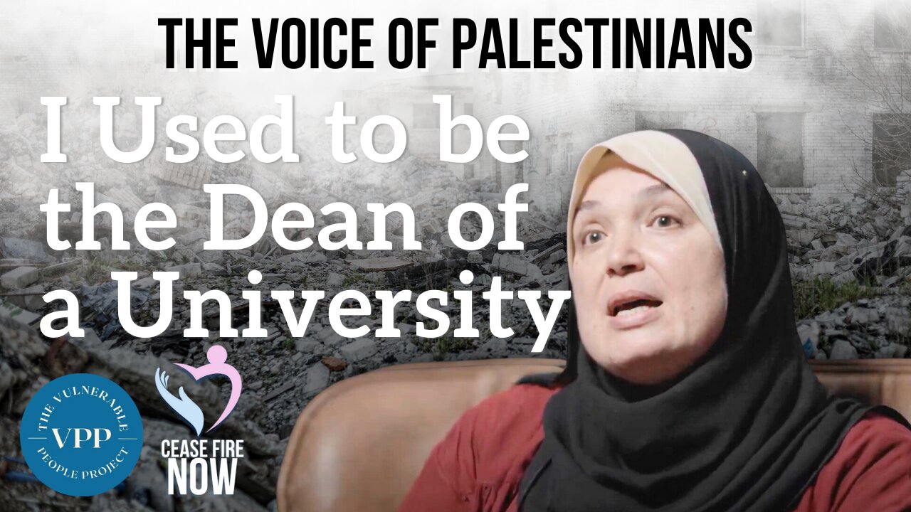 The Voice of Palestinians: I Used to be the Dean of a University