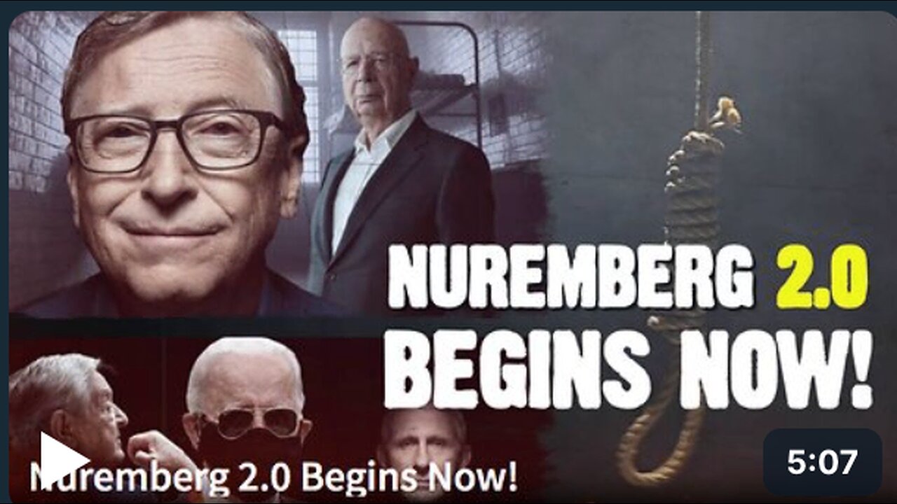 Nuremberg 2.0 Begins Now!