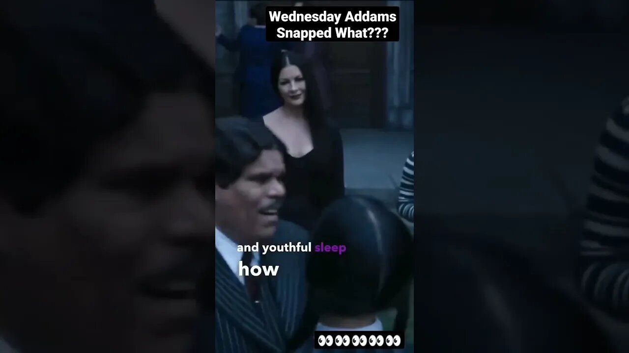 Wednesday Addams Snapped What??? 😳😳😳😳😳 #shorts Jenna Ortega Rocked This Scene