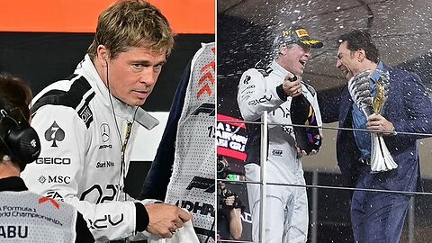 "Brad Pitt Films High-Speed F1 at Abu Dhabi GP"