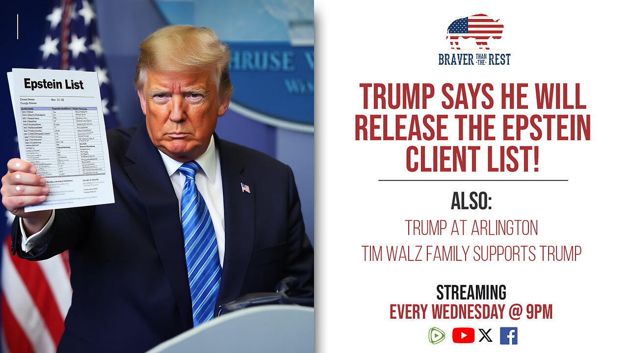 TRUMP SAYS HE WILL RELEASE THE EPSTEIN CLIENT LIST | ALSO: GEORGIA SCHOOL SHOOTING